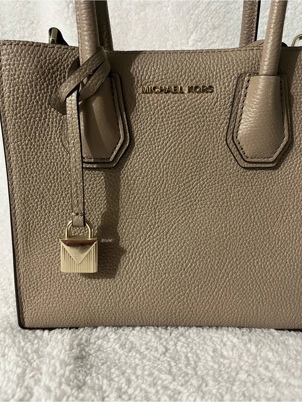 Michael Kors structured pebbled